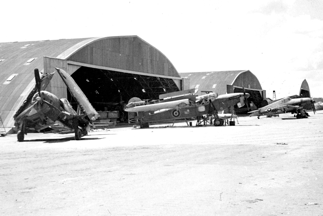 Igloo hangars at Kerry Road